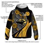 custom southern miss golden eagles blossoms helmet black windbreaker jacket best selling
