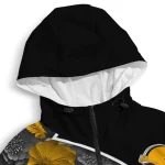 custom southern miss golden eagles blossoms helmet black windbreaker jacket best selling