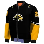 custom southern miss golden eagles chevron style black bomber jacket best selling