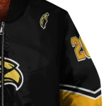 custom southern miss golden eagles chevron style black bomber jacket best selling