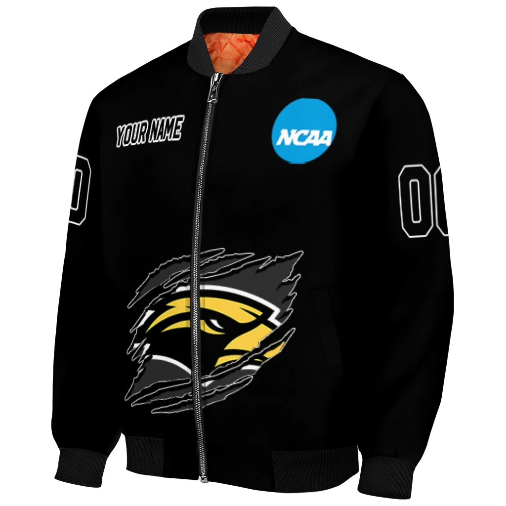 custom southern miss golden eagles claw shred black bomber jacket fashion forward custom southern miss golden eagles claw shred black bomber jacket fashion forward