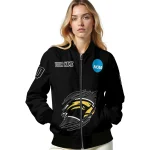 custom southern miss golden eagles claw shred black bomber jacket best selling