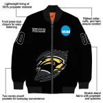 custom southern miss golden eagles claw shred black bomber jacket best selling