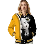 custom southern miss golden eagles snoopy head black varsity jacket best selling