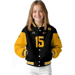 custom southern miss golden eagles team patch black varsity jacket best selling