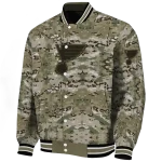 custom st louis blues camouflage abstract camouflage varsity jacket best selling