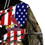 custom st louis cardinals patriot deer camouflage varsity jacket best selling