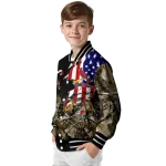 custom st louis cardinals patriot deer camouflage varsity jacket best selling