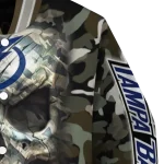 custom tampa bay lightning camouflage skull camouflage varsity jacket best selling