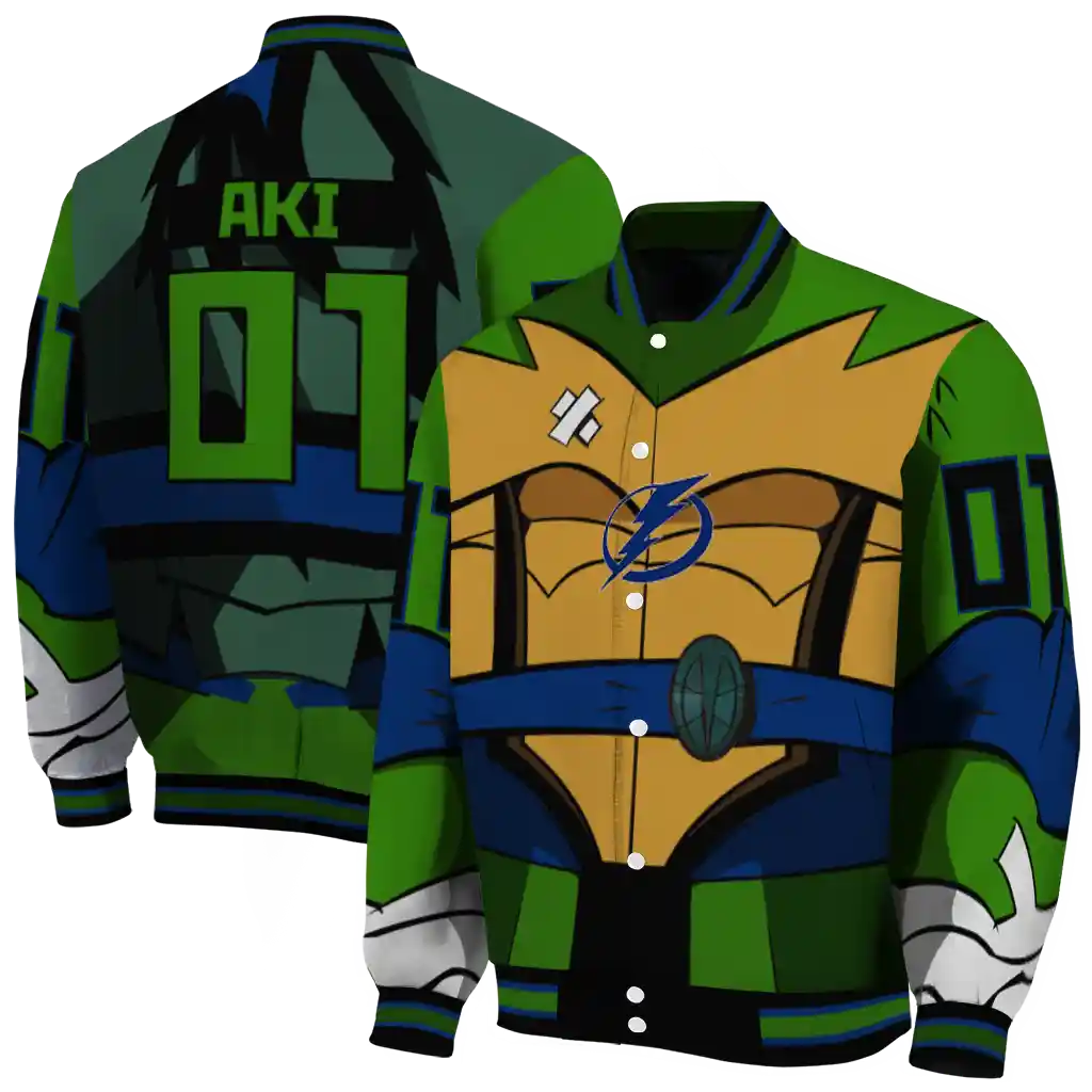 custom tampa bay lightning turtle armor varsity jacket fashion forward custom tampa bay lightning turtle armor varsity jacket fashion forward