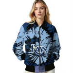 custom tampa bay rays burst splatter navy bomber jacket best selling