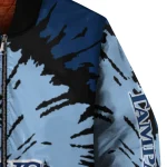 custom tampa bay rays burst splatter navy bomber jacket best selling