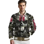 custom temple owls camouflage skull camouflage varsity jacket best selling