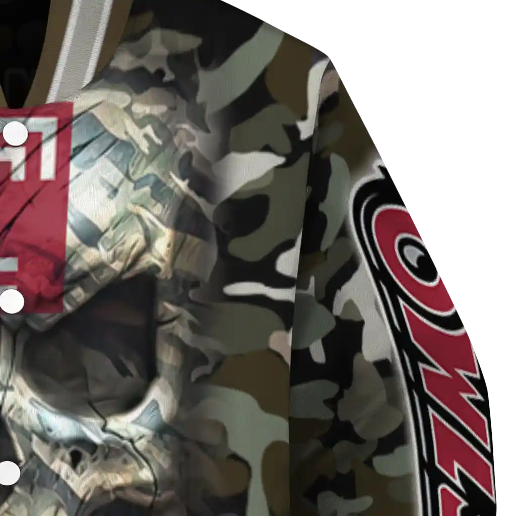 custom temple owls camouflage skull camouflage varsity jacket premium grade custom temple owls camouflage skull camouflage varsity jacket premium grade