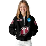 custom temple owls claw shred black bomber jacket best selling