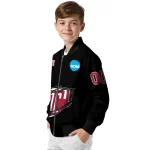 custom temple owls claw shred black bomber jacket best selling