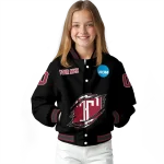 custom temple owls claw shred black varsity jacket best selling