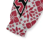 custom temple owls geometric blossom red windbreaker jacket best selling