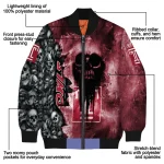 custom temple owls skull cluster red bomber jacket best selling