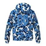 custom tennessee titans camouflage mashup navy windbreaker jacket best selling