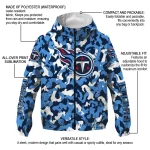 custom tennessee titans camouflage mashup navy windbreaker jacket best selling