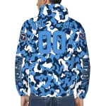 custom tennessee titans camouflage mashup navy windbreaker jacket best selling