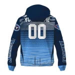 custom tennessee titans pattern layers navy windbreaker jacket best selling