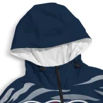 custom tennessee titans pattern layers navy windbreaker jacket best selling