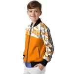 custom tennessee volunteers camouflage splash orange bomber jacket best selling