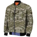 custom texas longhorns camouflage abstract camouflage bomber jacket best selling