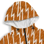 custom texas longhorns lightning strike grid orange windbreaker jacket best selling