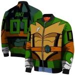 custom texas longhorns turtle armor bomber jacket best selling