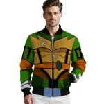 custom texas longhorns turtle armor bomber jacket best selling