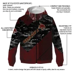 custom texas state bobcats arrow matrix maroon black windbreaker jacket best selling