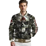 custom texas state bobcats camouflage skull camouflage varsity jacket best selling