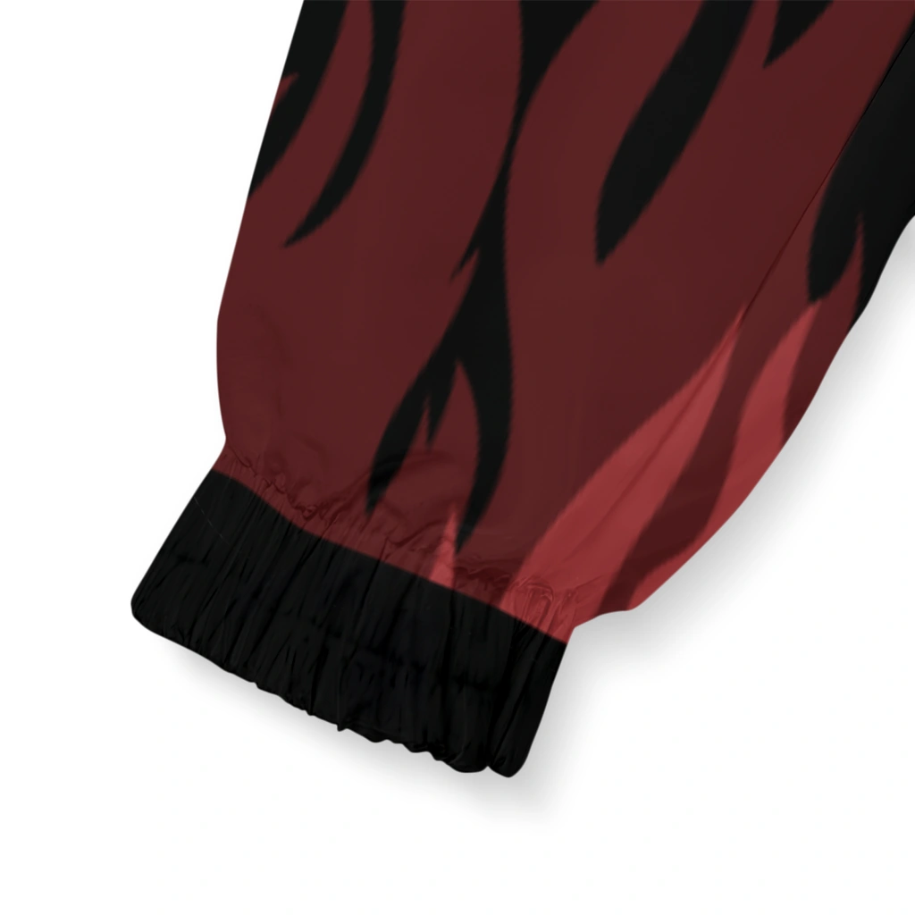 custom texas state bobcats flame trim maroon black windbreaker jacket latest model custom texas state bobcats flame trim maroon black windbreaker jacket latest model