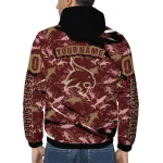 custom texas state bobcats shark art maroon windbreaker jacket best selling