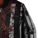 custom texas state bobcats star stripes maroon black bomber jacket best selling