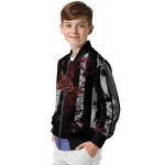 custom texas state bobcats star stripes maroon black bomber jacket best selling