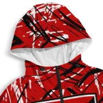 custom texas tech red raiders brushstroke pattern red windbreaker jacket best selling