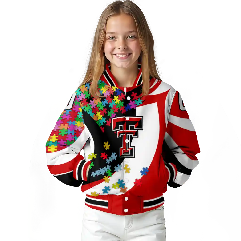 custom texas tech red raiders stars and stripes slashes red varsity jacket top rated custom texas tech red raiders stars and stripes slashes red varsity jacket top rated