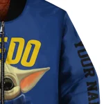 custom toledo rockets adorable yoda blue black bomber jacket best selling