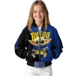 custom toledo rockets adorable yoda blue black bomber jacket best selling