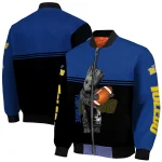 custom toledo rockets groot football blue black bomber jacket best selling