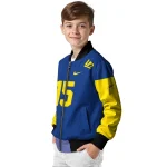 custom toledo rockets team patch blue bomber jacket best selling