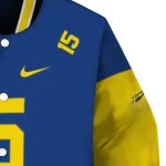 custom toledo rockets team patch blue varsity jacket best selling