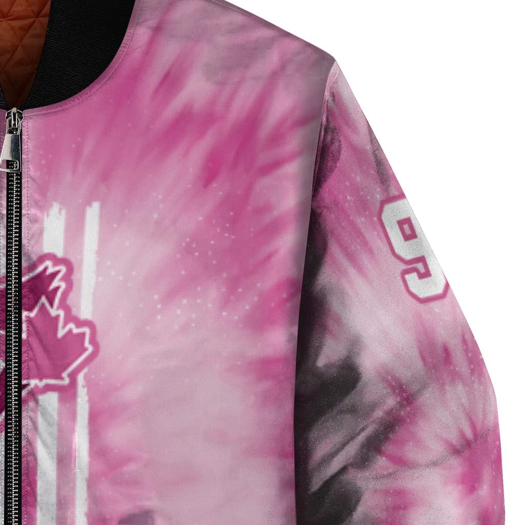 custom toronto blue jays pink tie dye pink bomber jacket premium grade custom toronto blue jays pink tie dye pink bomber jacket premium grade