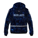custom toronto blue jays shards cluster blue windbreaker jacket best selling