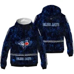 custom toronto blue jays shards cluster blue windbreaker jacket best selling