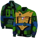 custom toronto blue jays turtle armor varsity jacket best selling